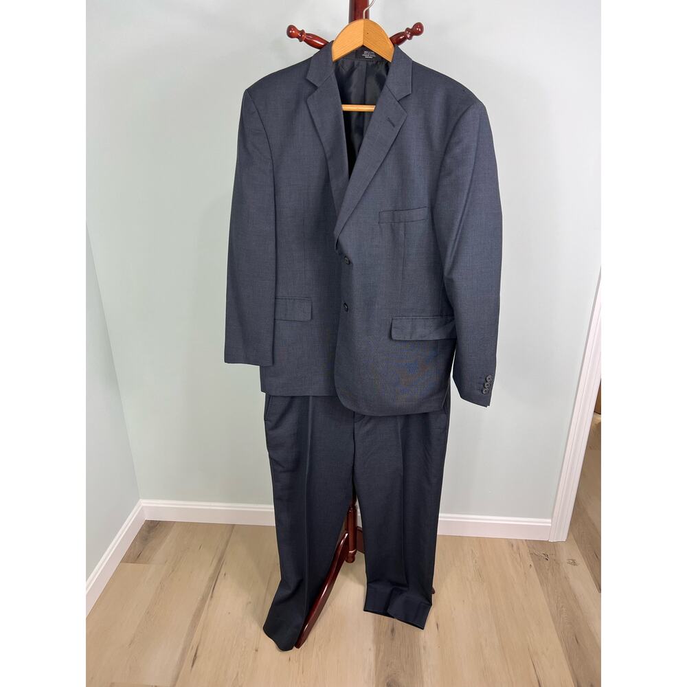 Wilke Rodriguel Men’s Modern fit Blue Suit Pants and Jacket